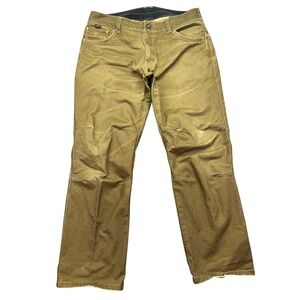 Kuhl RYDR Pants Vintage Patina Dye Knee Pad Workwear Casual Sz 35 Outdoor Hiking